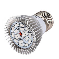Лампа для вирощування рослин LED E27 GROW 18W