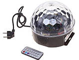 Диско-шар LED RGB Magic Ball Light MP3 + USB, фото 4