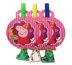 Язичок гусок карнавальний дитячий у стилі "СвинкаПеппа"