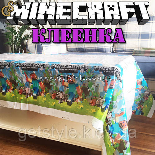 Клейонка Minecraft Oilcloth 180 х 110 см, фото 1