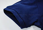 Чоловіча футболка поло синя щільна (темно-синій) Premium polo Fruit of the Loom, 2XL, фото 7