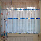 Комплект тюль Русалки до підвіконня, фото 2