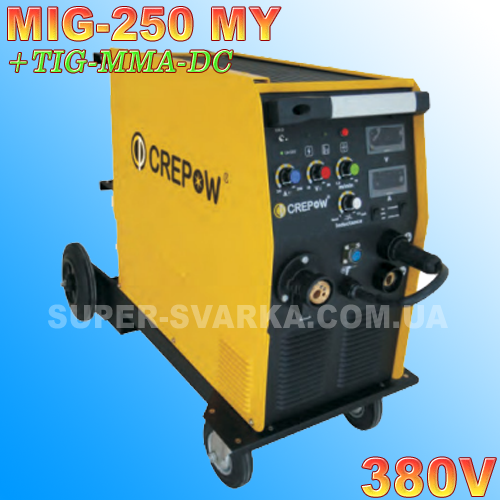 Зварювальний напівавтомат CrepoW MIG 250 MY, фото 1