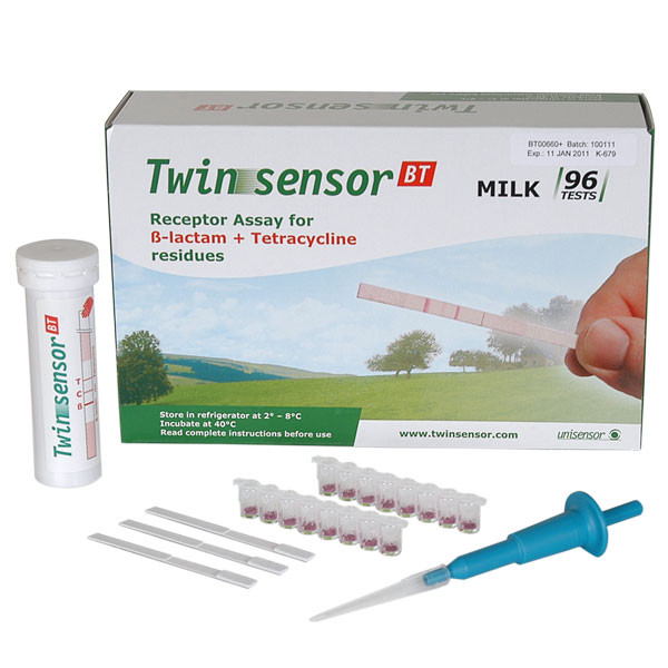 Twinsensor 6-ти минутный тест для молока на β-лактамы, тетрациклины - фото 1 - id-p34295942