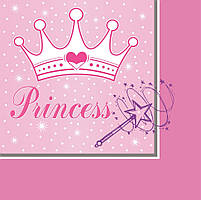 Серветки святкові паперові Принцеса 1 штука