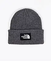 Шапка The North Face в сером цвете, One Size (универсальный размер). Топ!