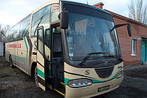 Изготовление и замена лобового стекла на автобусе Volvo B 12 Irizar в Никополе (Украина) 3