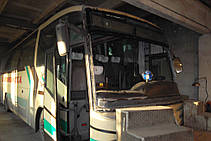 Изготовление и замена лобового стекла на автобусе Volvo B 12 Irizar в Никополе (Украина) 12