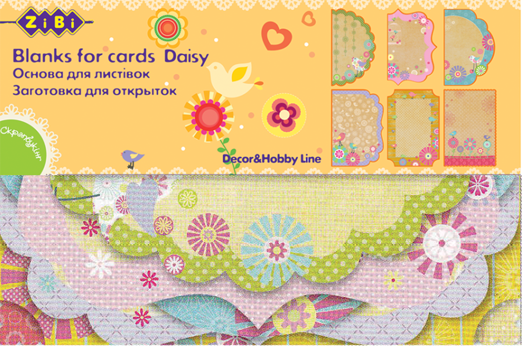 Заготівля для листівок "Daisy" 10.2*15.3 см (ZB.18204-AF)