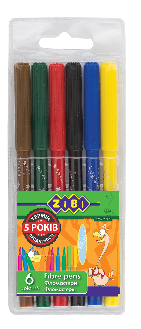 Фломастери Zibi на водній основі KIDS Line (ZB.2801)