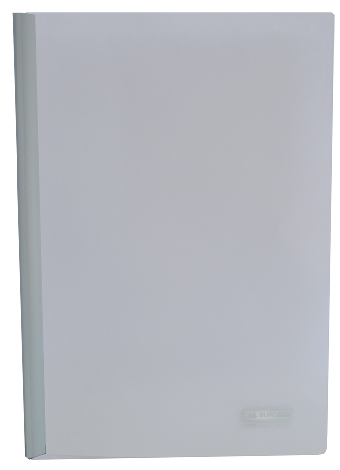 Папка-швидкозшивач Buromax з притискною планкою, асорті квітів 3370 6 мм