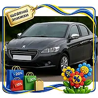 Накладка на дзеркало 2шт хром для Peugeot 301 нержавіюча сталь самоклейка тюнінг дзеркал SCH_13