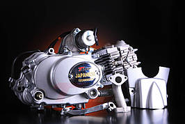 Двигун Альфа Дельта 125 см3 ТММР механіка, заводський двигун, механічне зчеплення