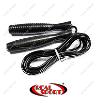 Скакалка швидкісна з підшипником і PVC джгутом FI-5105 чорна