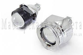 Бі-ксенонові лінзи Infolight Ultimate + 50% LIGHT G5 2,5" (<unk> 64 мм) H1 маски з LED CREE "ангельськими очима" 