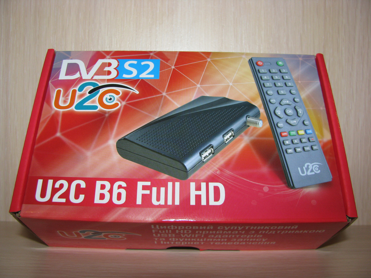 Тюнер U2C B6 (слуниковий ресивер HD)