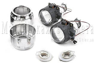 Біксенонові лінзи Ultimate +50% LIGHT G5 2,5" дюйма (<unk> 64 мм) H1, маски стандарт