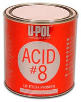 Грунт протравливающий кислотный U-POL ACID#8, 1 л Серый