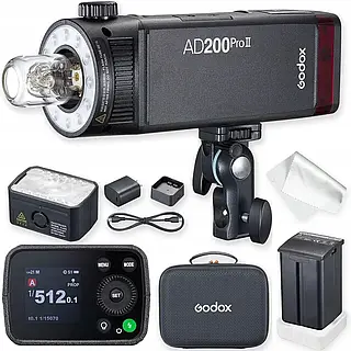 Godox AD200 Pro II lampa LED regulowana moc 1/512 (на📦Заказ)