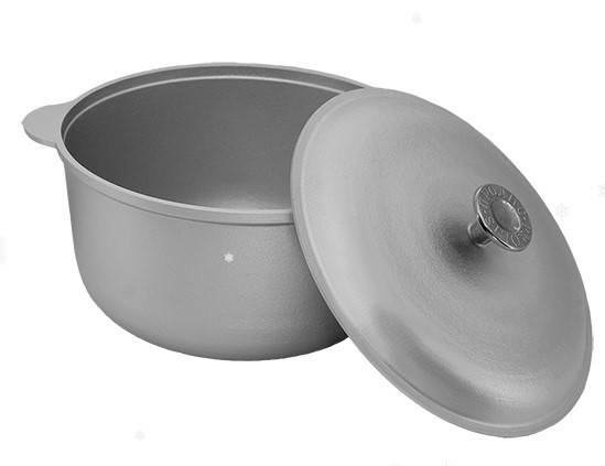 

Кастрюля алюминиевая 12,0л с литой ручкой и крышкой (УКРАИНА)