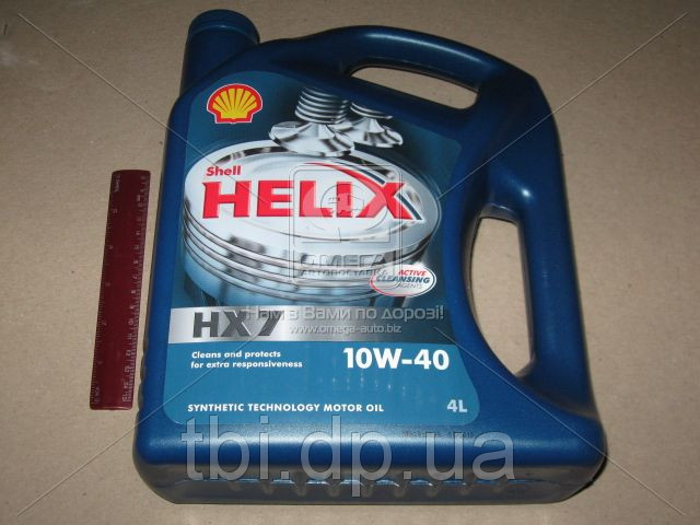 Масло трансмісійне SHELL Helix HX7 SAE 10W-40 (Каністра 4л)