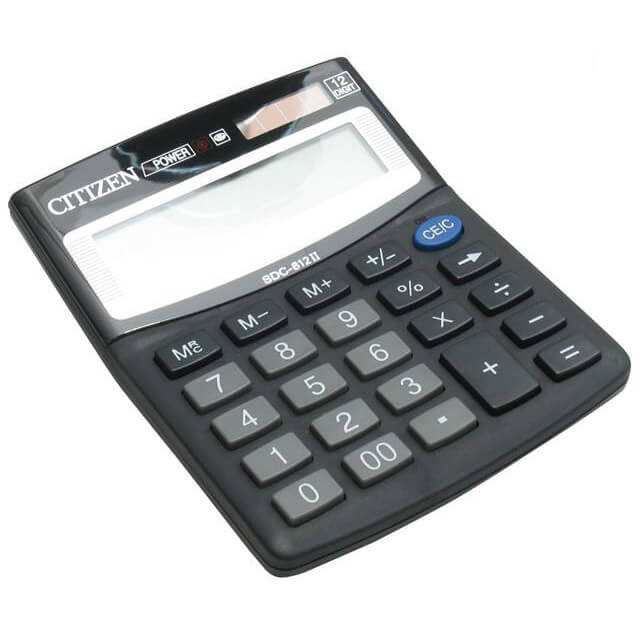 Калькулятор Citizen SDC-888 ХWH 12разр., біло-сірий
