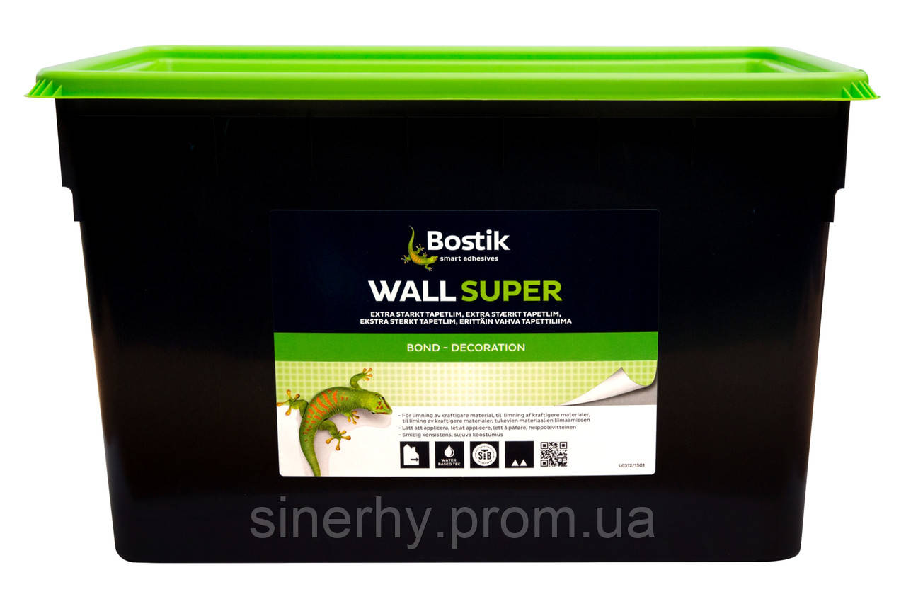 Клей готовий для шпалер Bostik Wall Super 15л (76)