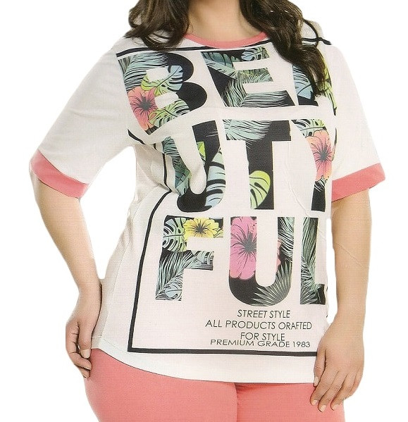 Женская футболка и бриджи для лета - фото 3 - id-p512192179