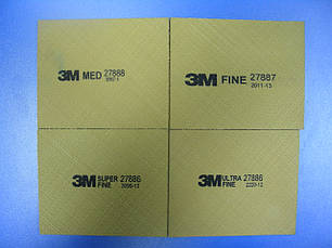 3M™ Flexible Foam Sanding Sponge - Гнучка абразивна губка на поролоновій основі 115х140х5 мм, FIN, 3M 28166, фото 3