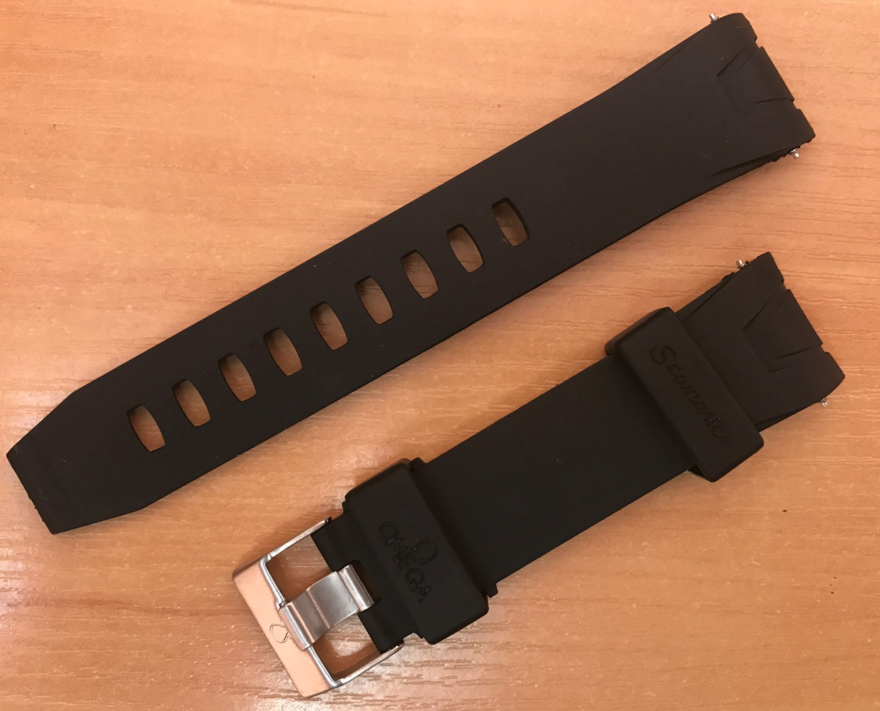 Ремінь каучуковий OMEGA 22 mm ЯКІСТЬ