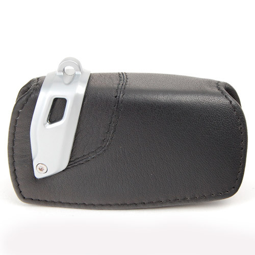 Оригінальний шкіряний футляр для ключа BMW Key Holder Fob Leather Case Cover Black (82292219911) - фото 3 - id-p512290532