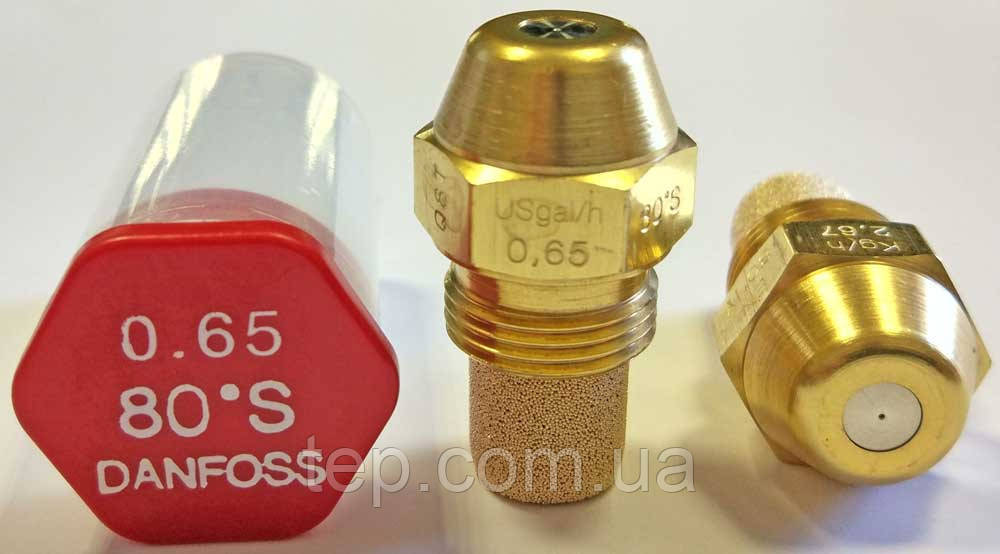 Форсунка Danfoss OD 0.65 Usgal/h 80° S (2.67 kg/h)