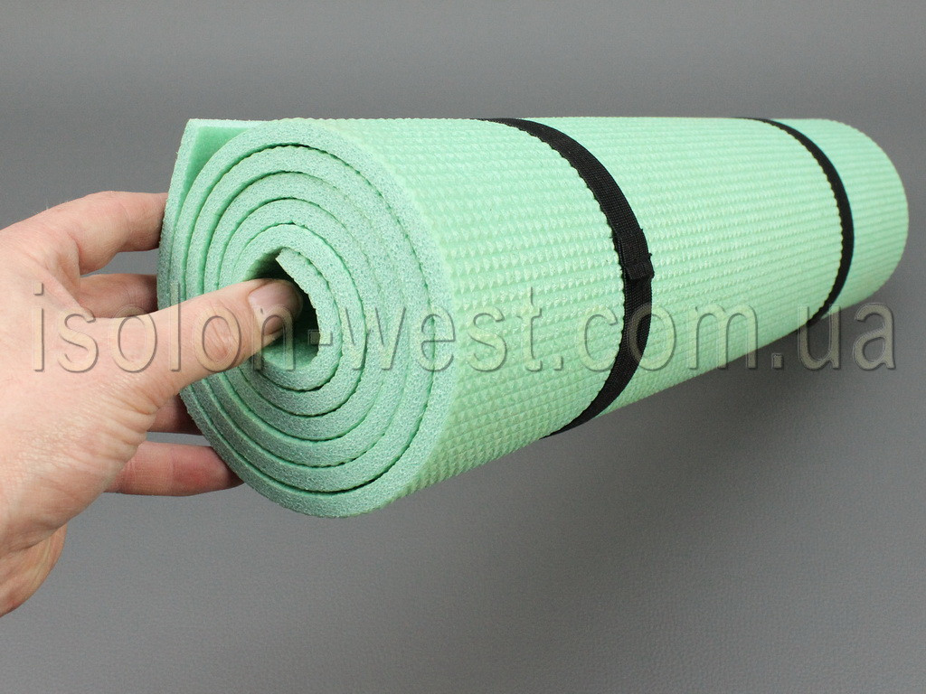 Коврик для йоги, фитнеса и гимнастики - Аэробика 8, размер 50 х 150 см, толщина 8 мм. - фото 4 - id-p512386386