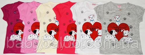 Крута дитяча футболка Heart Dalmatians ( від 3 до 6 років), фото 3