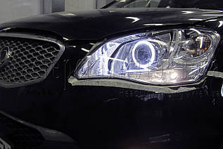 Ssang Yong Korando — встановлення бі-ксенонових лінз Hella New Original 3.0" (<unk> 76 мм) D1S/D2S/D3S/D4S.