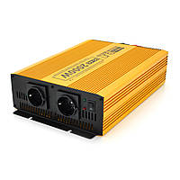 Инвертор напряжения Mexxsun MXSPSW-2000, 12V/220V, 2000W с правильной синусоидой, 2 Shuko, клеммные провода, Q2