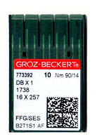 Иглы для промышленных швейных машин Groz-Beckert DBx1/1738/16x257/71x1 90 SES