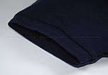 Чоловіча футболка поло синя щільна (глибокий темно-синій) Premium polo Fruit of the Loom,3XL, фото 4