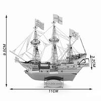 Металевий 3D конструктор корабель GOLDEN HIND