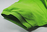 Чоловіча футболка поло салатова щільна Premium polo Fruit of the Loom, 3XL, фото 4