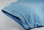Чоловіча футболка поло блакитна щільна Premium polo Fruit of the Loom,3XL, фото 3