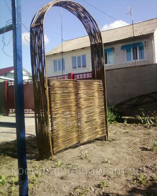 Плетень тын лоза Заборы, изгороди, ограждения в Украине - фото 3 - id-p34324280