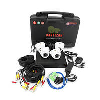 Комплект відеоспостереження Partizan Indoor Kit 1MP 4xAHD