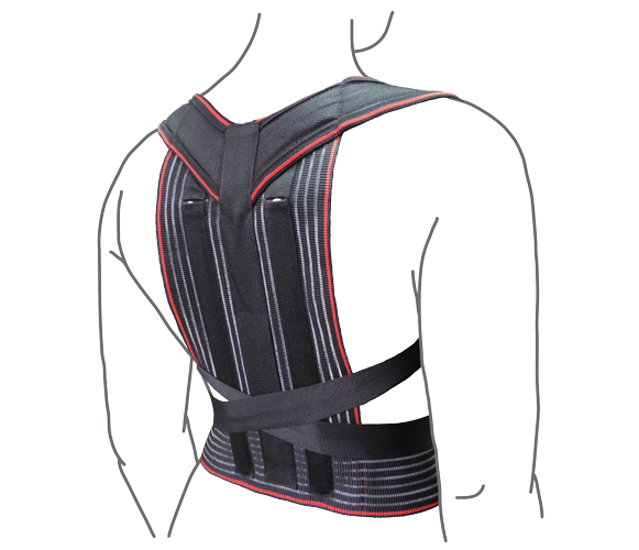 Коректор постави середньої фіксації р. XL чорний R2202, фото 1