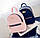 Жіночий міський рюкзак рожевого кольору, фото 4