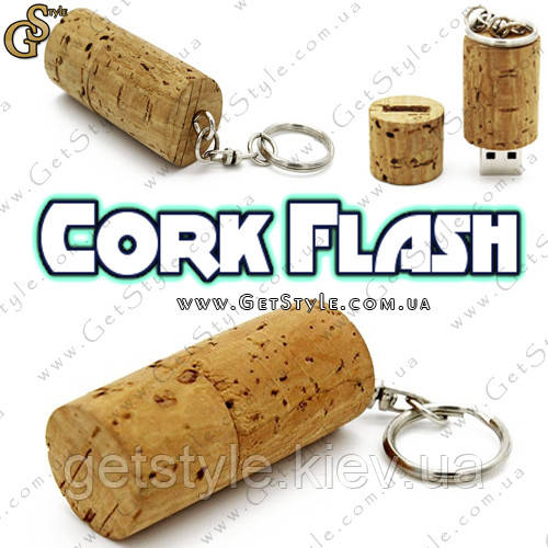 Флешка з коркового дерева Corn Flash на 64 Gb