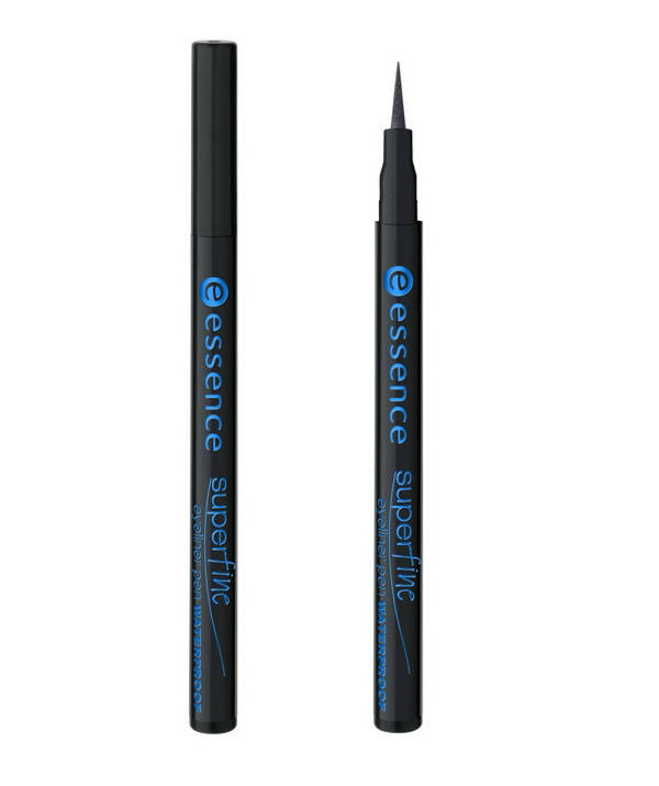 

Essence подводка для глаз superfine pen waterproof, Черный