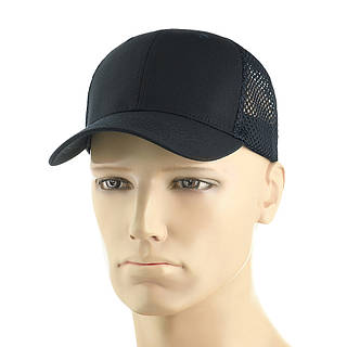 Бейсболка M-Tac Flex с сеткой рип-стоп летняя Dark Navy Blue S/M 4056-VO