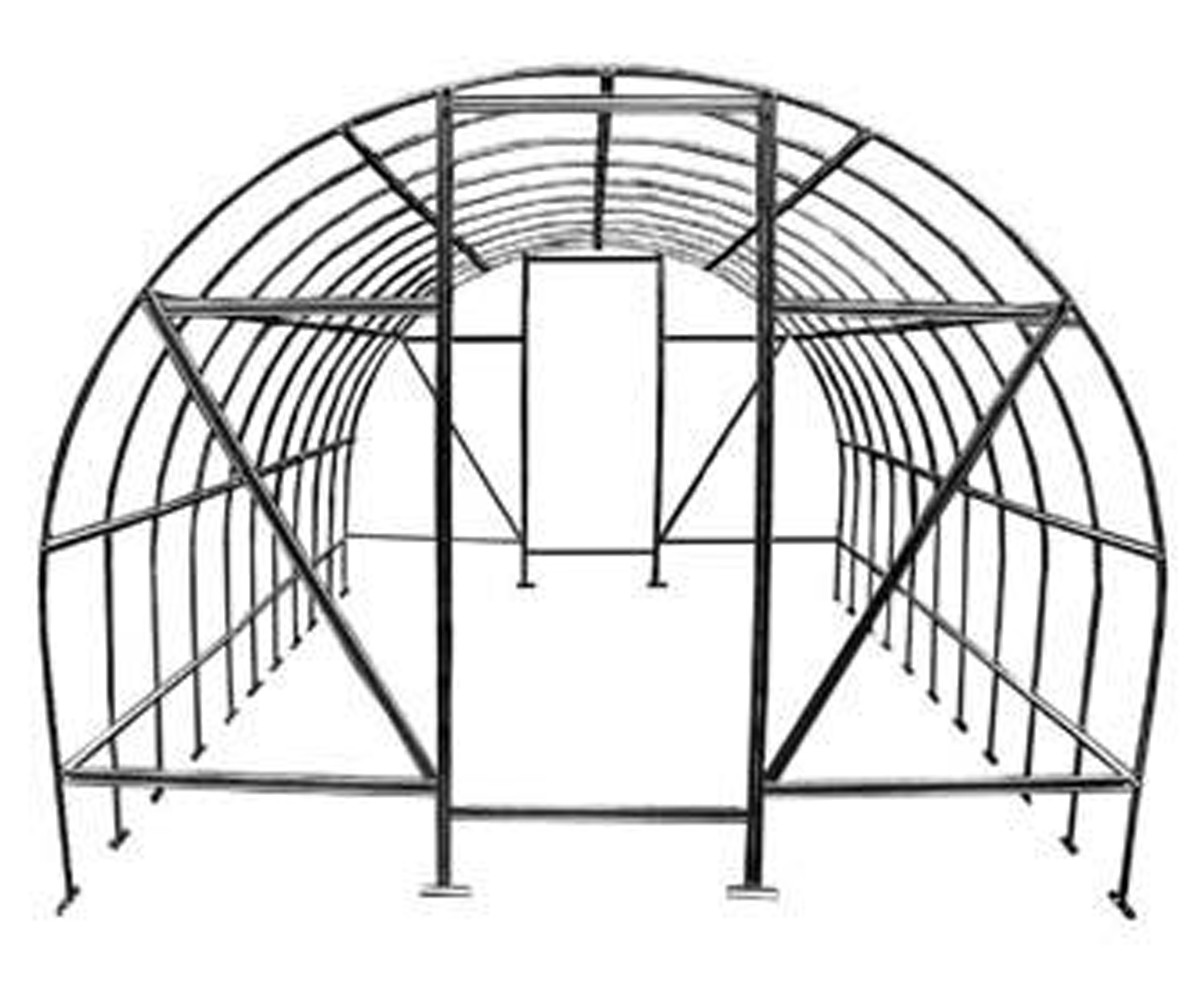 Теплица Оскар Дачница Стронг 18м² (300х600х200см) Каркас Під Плівку, фото 1