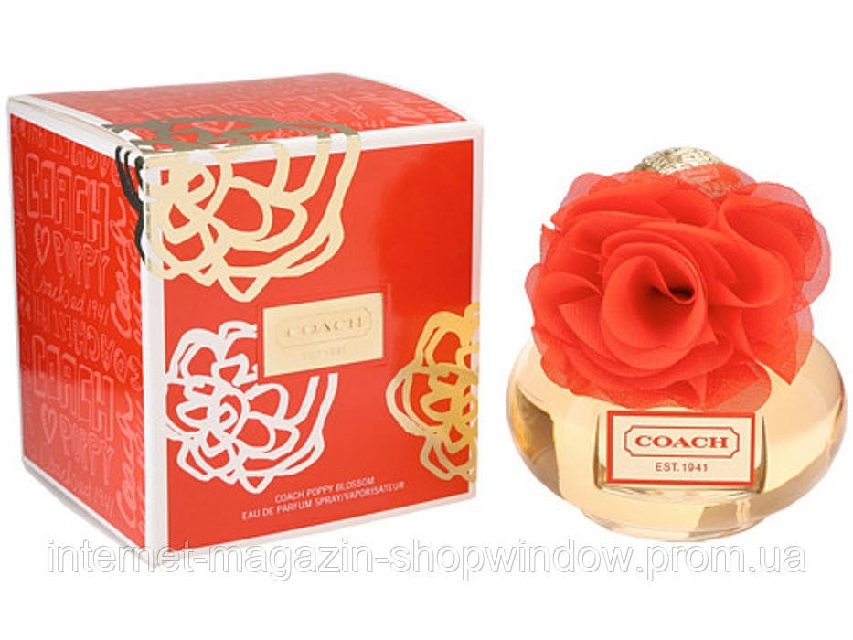 Парфумована вода Coach Poppy Blossom 100ml. Парфумерія.Парфумерія для жінок.Магазин парфумів.